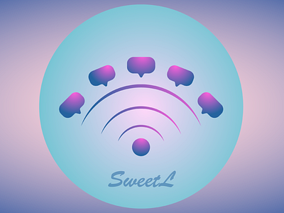 Icon logotype of wifi zone network 2d art 3d art button communication design graphicdesign inovation internet logo logo design mobile app design network online social network socialmedia sweetl technology vector wifi button wifi logo