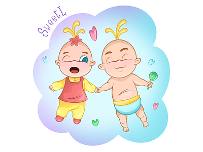 character design for children's book "life in moments" 2d art babies baby book bookstory boy branding cartoon character childhood childrenbook digital illustration girl illustratorukraine kiddy kids kidsbook sweetl toddler