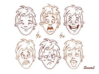 Character desighn emotions