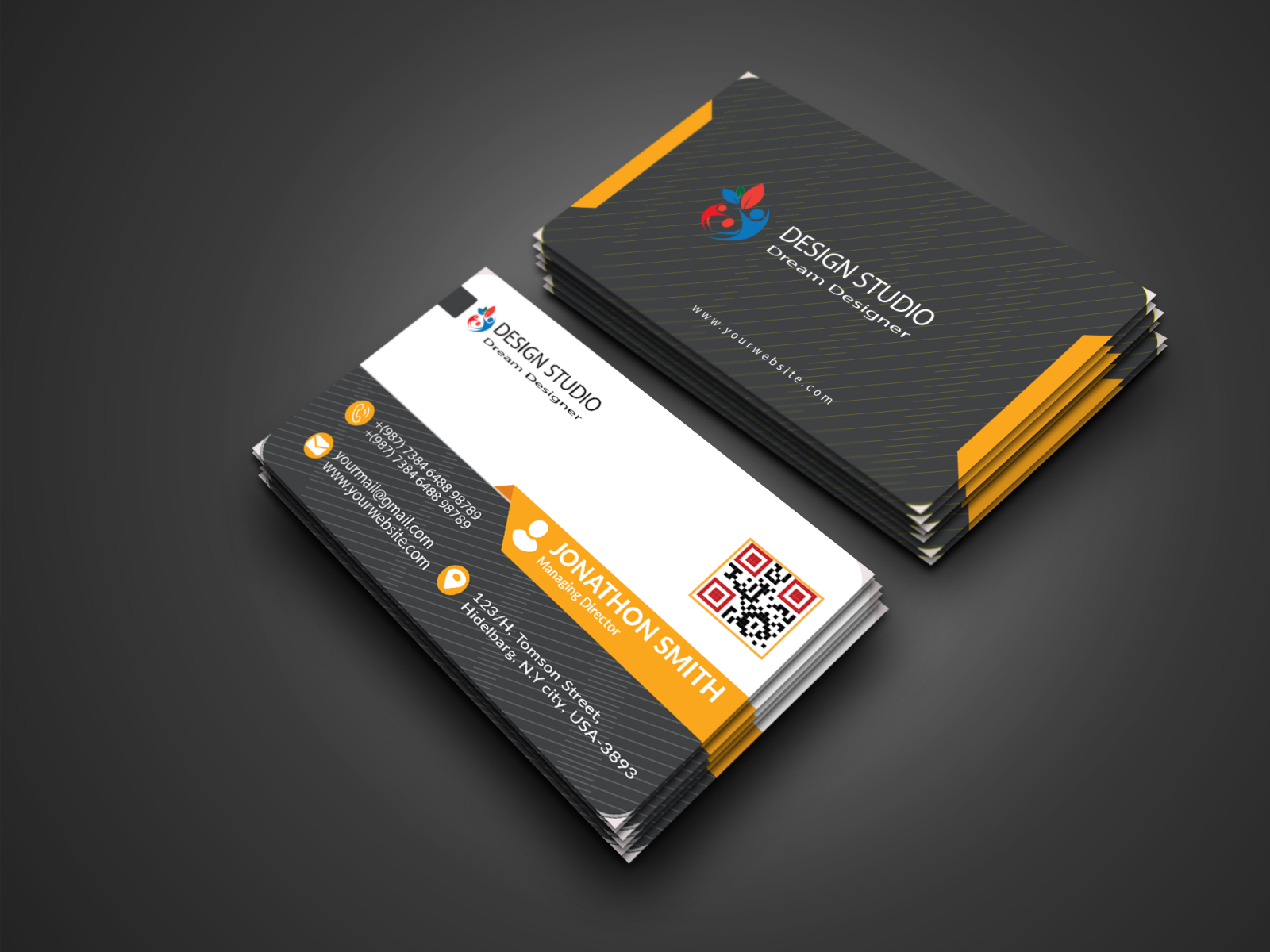 Business Card Design by A1_DesignerZone on Dribbble