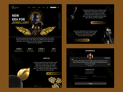 DD Jewellery Branding Website UI Design