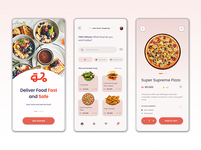 Delivery Food App by Melysa on Dribbble