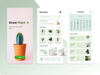 Plant App - Scheduling and Learning