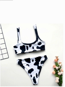 COW PATTERN TWO PIECE SWIMSUIT by Trendychickas on Dribbble