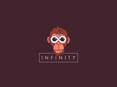 Infinity . Logo brand branding designbase funky infinity logo logo design monkey music