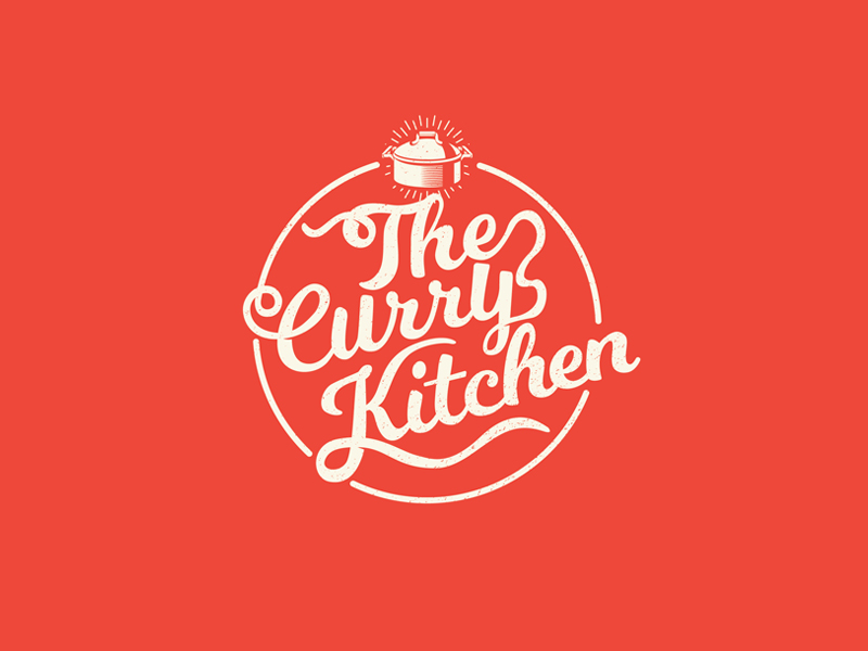 The Curry Kitchen Logo By Design Base On Dribbble