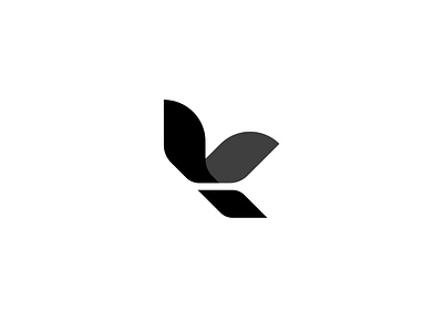 Logo letter K  in black - Karma