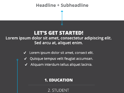 Lead Conversion Forms best practices education forms lead conversion research ux