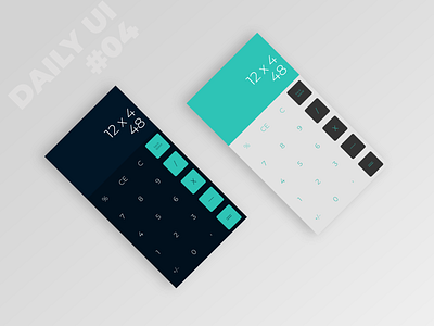 Calculator / Daily UI #04 calculator daily ui dailyuichallenge dark design uidesign uxdesign