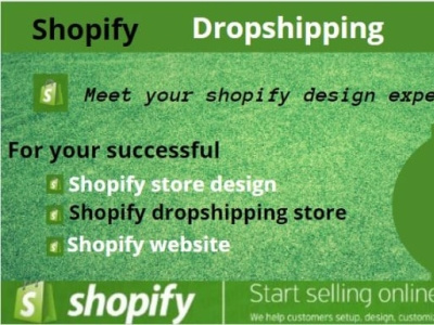 I will design shopify website, shopify dropshipping store dropshipping dropshipping website shopify shopify marketing shopify sales shopify store website design