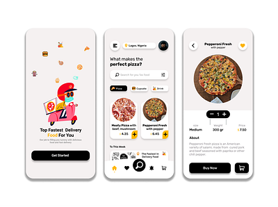 FOOD APP ui