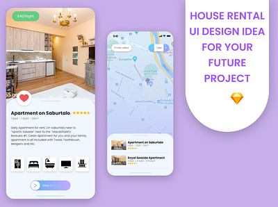 house rental mobile app app app design booking app button design card cards component design ideas figma freebie mobile app design mobile ui rent rental app sketchapp ui ux ui design ui elements