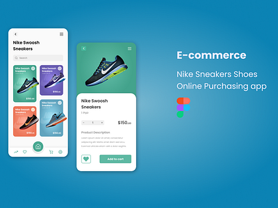 Nike sneaker E-commerce Mobile app