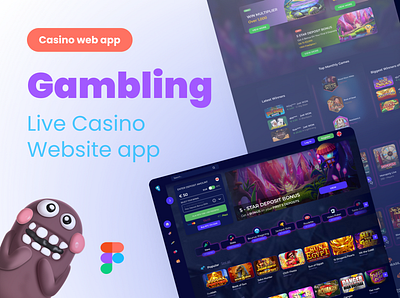 🏆 Live Casino Webapp 🔥 adobexd card casino components dashboard figma gambling game inspiration kit landing live livecasino mockup promotion prototype ui uiux ux webbapp