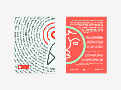 r22 - Identity flyers branding colors flyers graphic design icon icons minimal podcasts radical radio typography visual identity