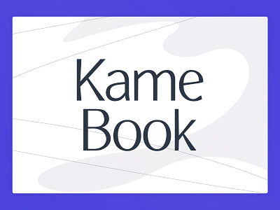 Kame Typeface - Book
