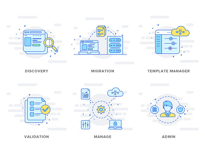 Icon design for cloud security