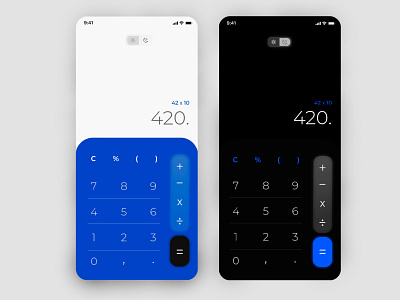 Calculator App - #DailyUI