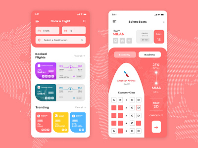 Flight Booking - Boarding Pass App airline airline app boarding boardingpass booking app dailyui flight flight app flight booking plane ticket traveling