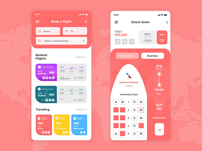 Flight Booking - Boarding Pass App