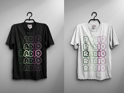 Radio Typography T-shirt