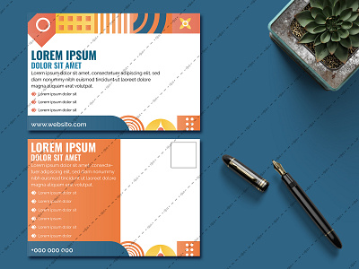 Postcard Design Template