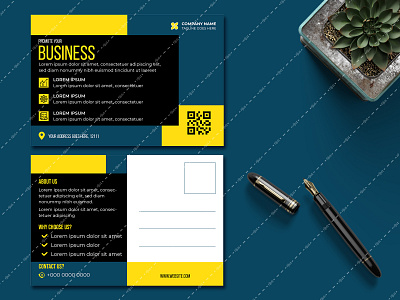 Business Postcard Template business postcard card direct mail eddm modern postcard postcard postcard design