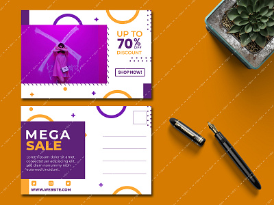 Fashion Sale Postcard Template