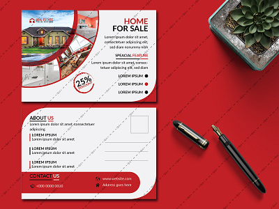 Real Estate Postcard Design Template design postcard postcard design postcard template postcards real estate template