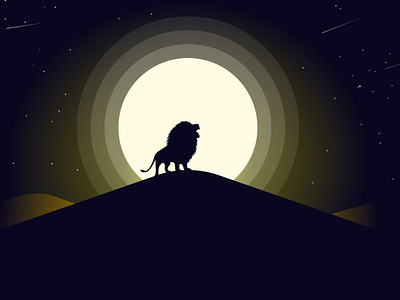 Roaring Lion Illustration