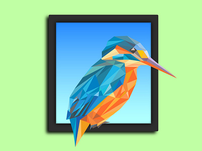 Geometric  Illustration of Bird