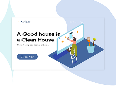 Purfect - Cleaning Services | Landin Page