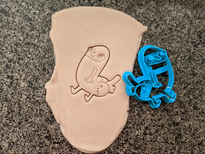 Dickbutt Cookie Cutter 3d art 3d print 3d printing design memes rendering