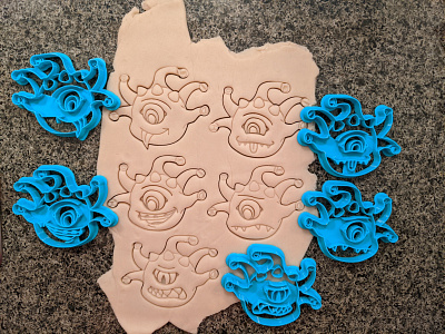 Beholder Cookie Cutters beholder cookie cutters dnd dnd monster