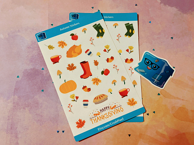 Autumn Planner Stickers autumn planners sticker art sticker set