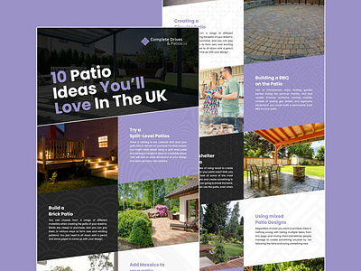 Patio Ideas UK design essex graphicdesign infographic patios