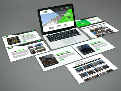 B-Mat Scaffolding NEW WEBSITE branding design graphic design illustration marketing photoshop web design website