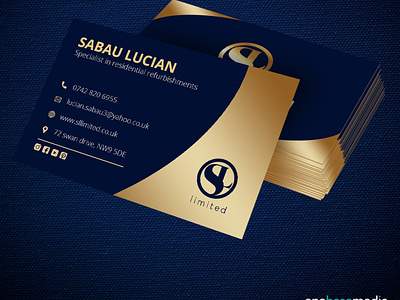 sl business card branding design graphic design illustration logo marketing photoshop vector web design website design