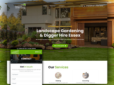 New website created for Coverdale Landscaping 🌳