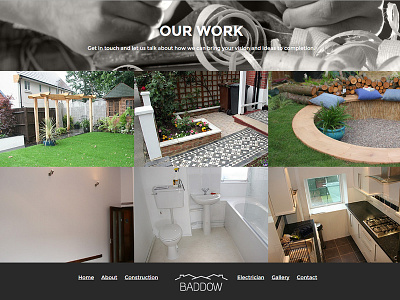 Baddow Construction Portfolio Page building design gallery portfolio website