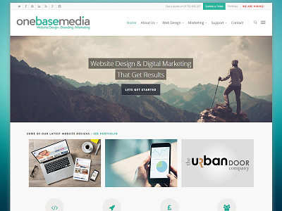 One Base Media essex web design web designers website websites