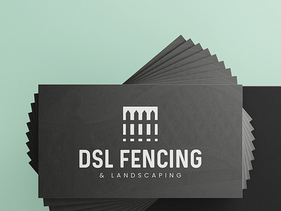 DSL Fencing & Landscaping business card marketing