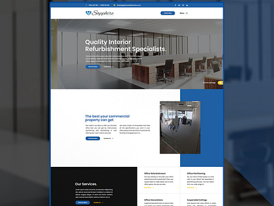 Sapphire Refurbishments NEW website! essex refurbishments seo websitedesign