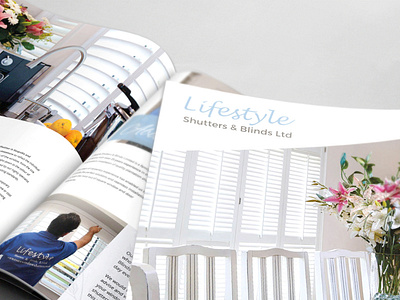 Lifestyle Shutters & Blinds Brochure branding brochure brochure design brochure layout essex graphic design marketing shutters