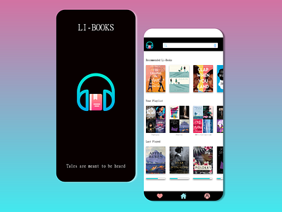 Li-books book design hear ui ux