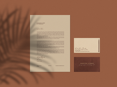 Augustine Studios Stationary brand kit branding business card business card design businesscard design letterhead logo stationery