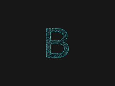 B Force letters motion particles threejs