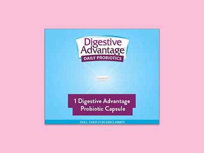 Digestive Advantage banner ads banners digestive advantage html5 probiotics