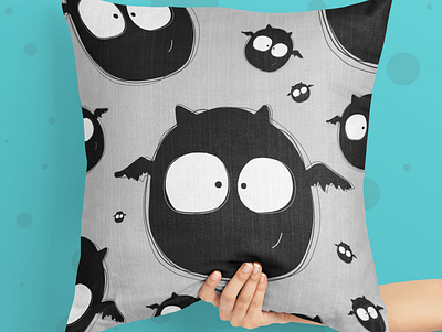 Cute Pillow cute design drawing illustraion orginality original pillow pillow design pillows