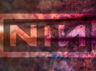 Nine Inch Nails logo, based on Russel Mills artworks artwork logo nin